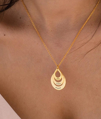 COLLIER GOUTTE | JUSQU'À 4 PRÉNOMS