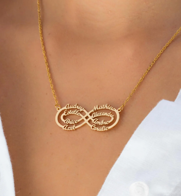 COLLIER INFINI | JUSQU'À 8 PRÉNOMS
